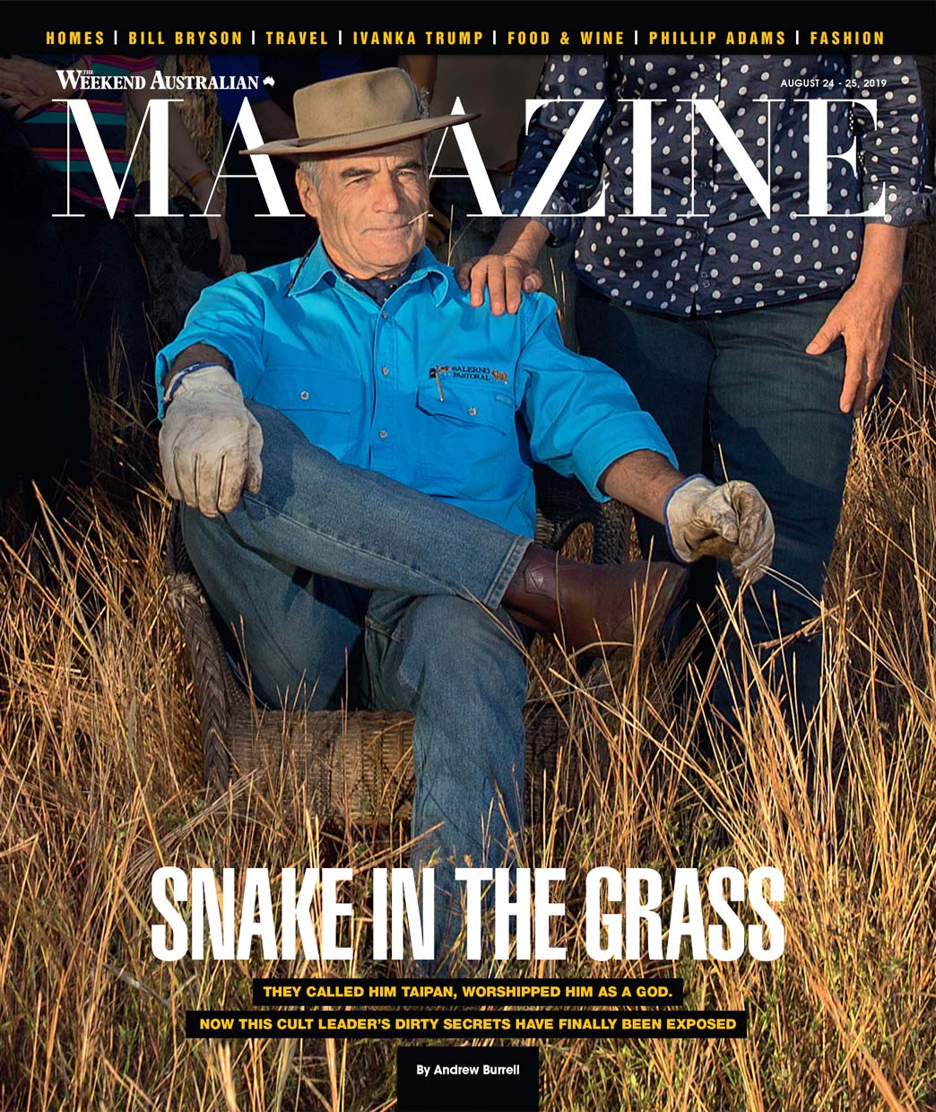 King Snake - for The Weekend Australian Magazine - James Salerno cover story photography